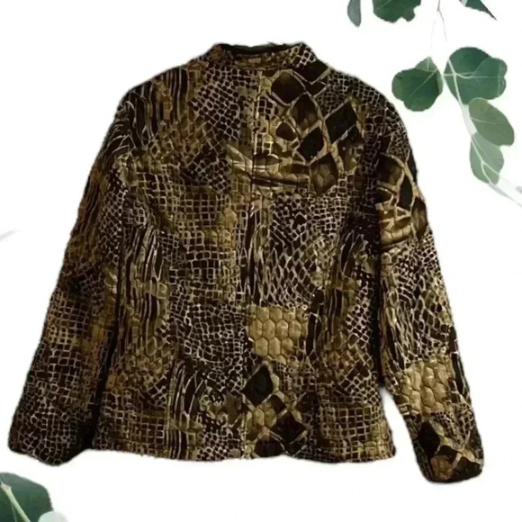 REQUIREMENTS animal print Jacket - Picture 2 of 3